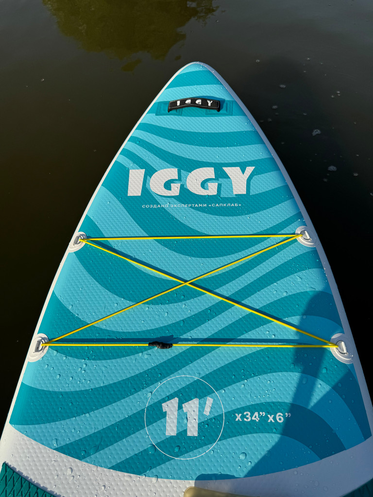 Сапборд надувной Iggy 11х34х6 Green, 335x86x15 см