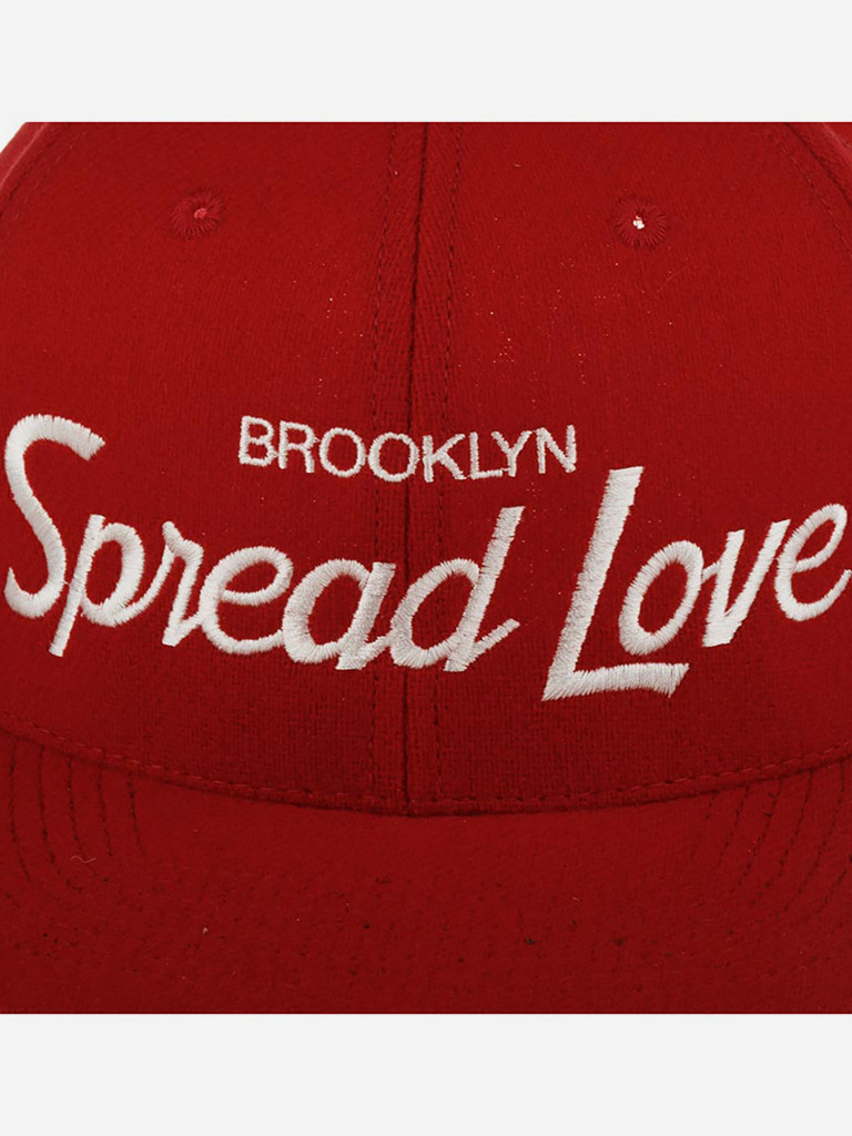 Бейсболка с прямым козырьком HOOD 100-MWL003-NY046-CM Spread Love III (красный)