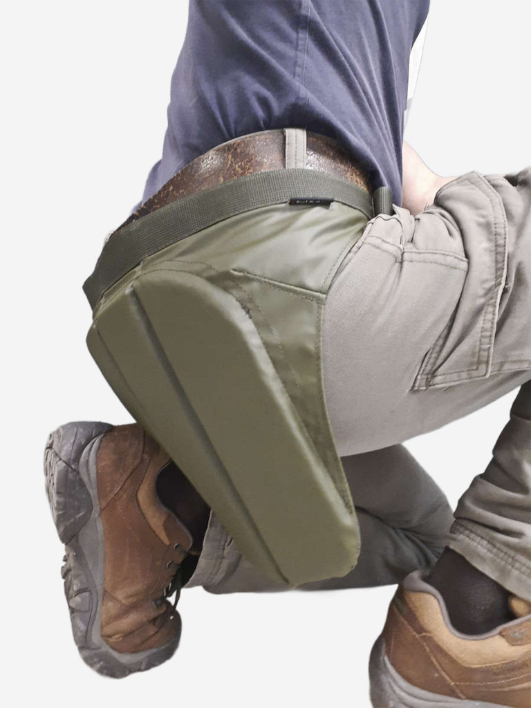 Эргономичное туристическое сиденье пятиточечник, хоба, толщина 2см