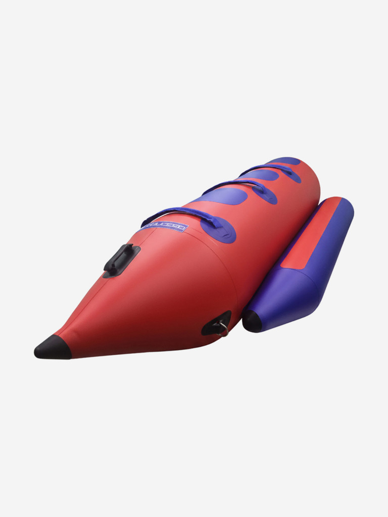 Банан для катания на воде для гидроцикла и снегохода по снегу надувной 3 места красный