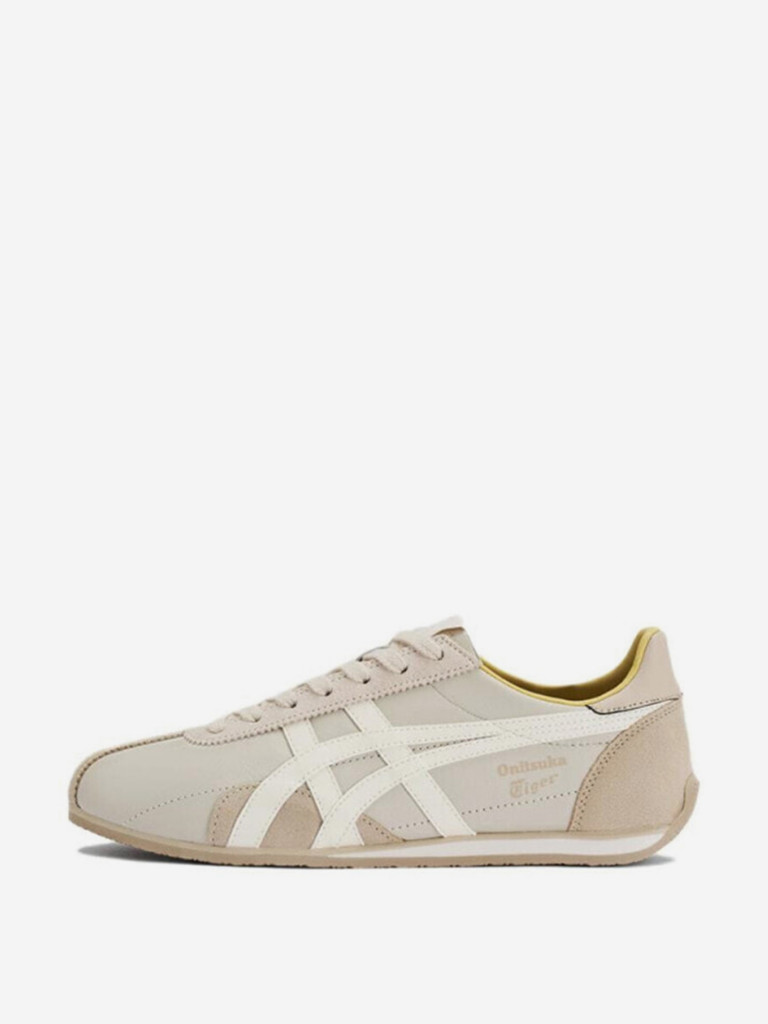 Onitsuka Tiger Runspark Anti-Slip And Wear-Resistant Lightweight Low-Top Casual Shoes Unisex Beige