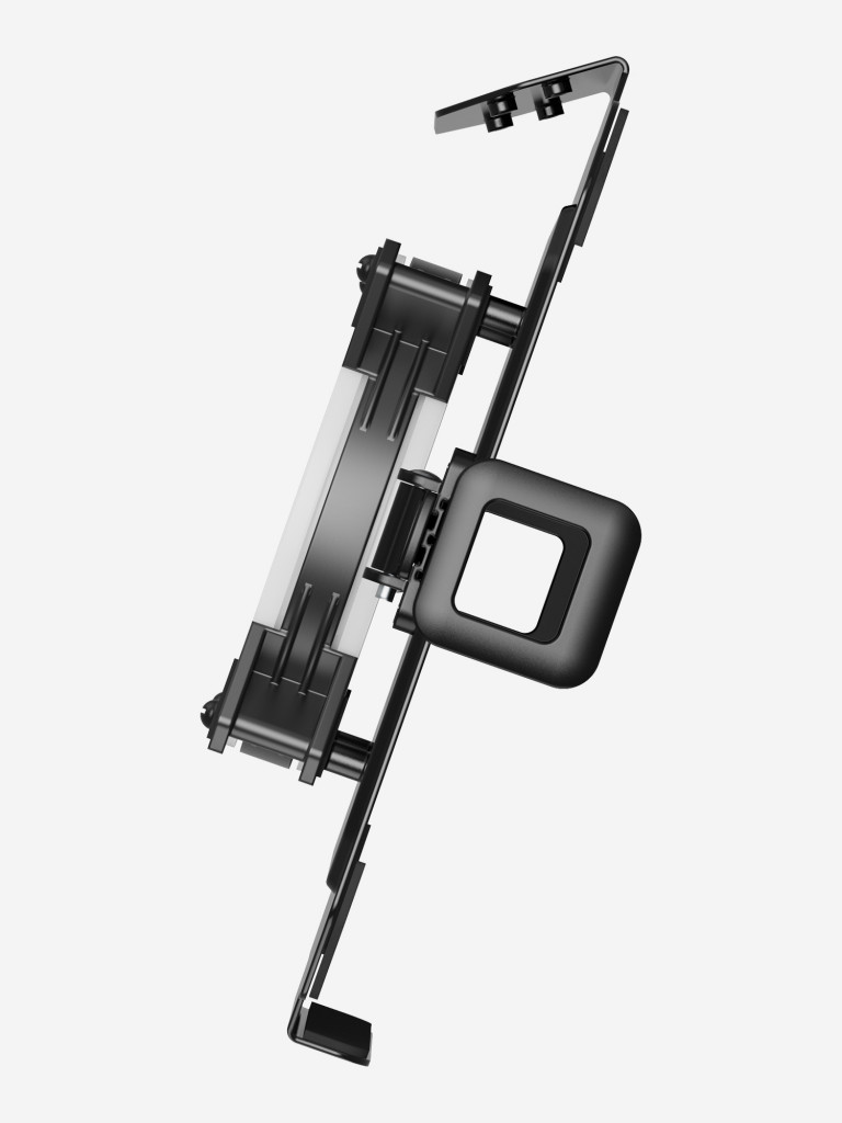 UNITEKI DMN09USB Полка-крепление VESA для ноутбука или планшета раздвижная, на кронштейн, диагональ 12-17 дюймов, с охлаждением и подсветкой RGB