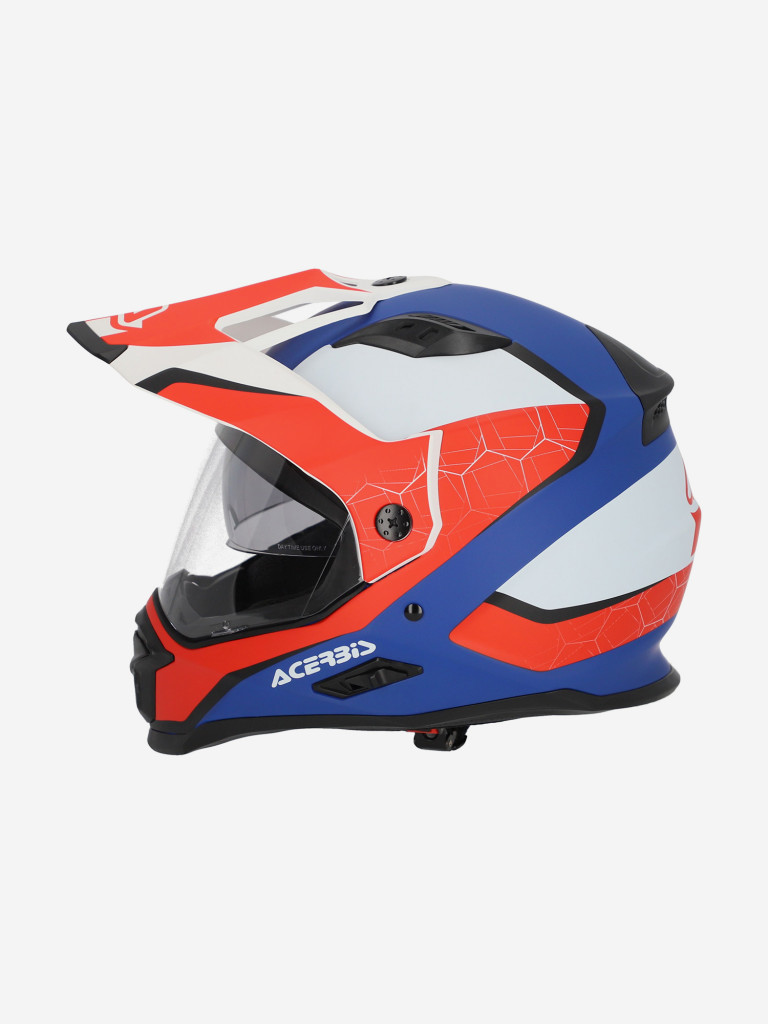 Мотошлем туристический эндуро Acerbis REACTIVE 22-06 White/Blue/Red