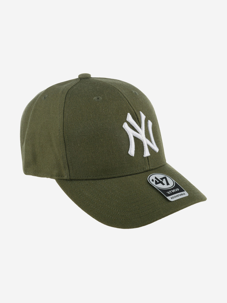 Бейсболка 47 BRAND B-MVP17WBV-SW New York Yankees MLB (оливковый)