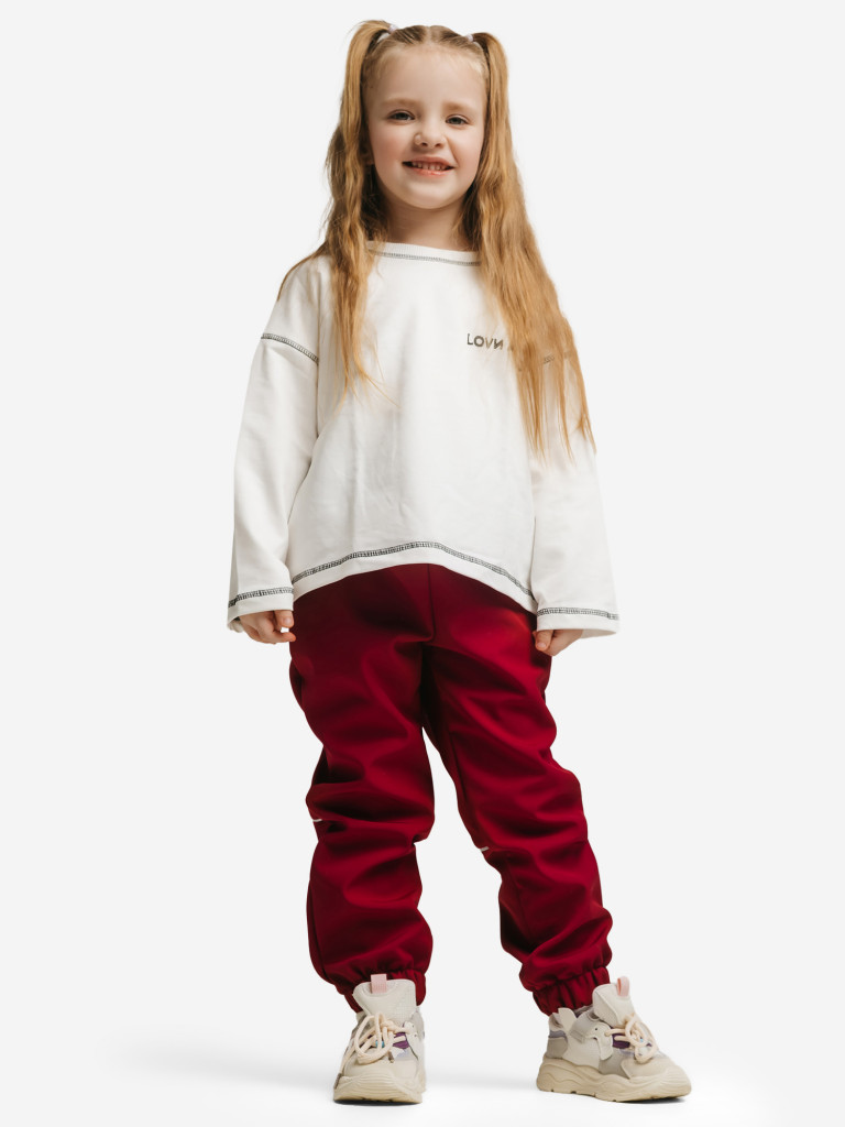 Штаны непромокаемые демисезонные Sherysheff В25277 Бордовый