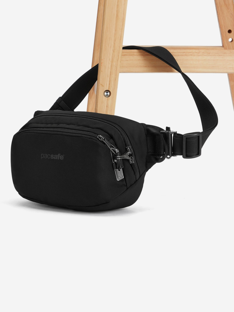 Поясная сумка антивор Pacsafe V Hip Pack, Black, 4 л.