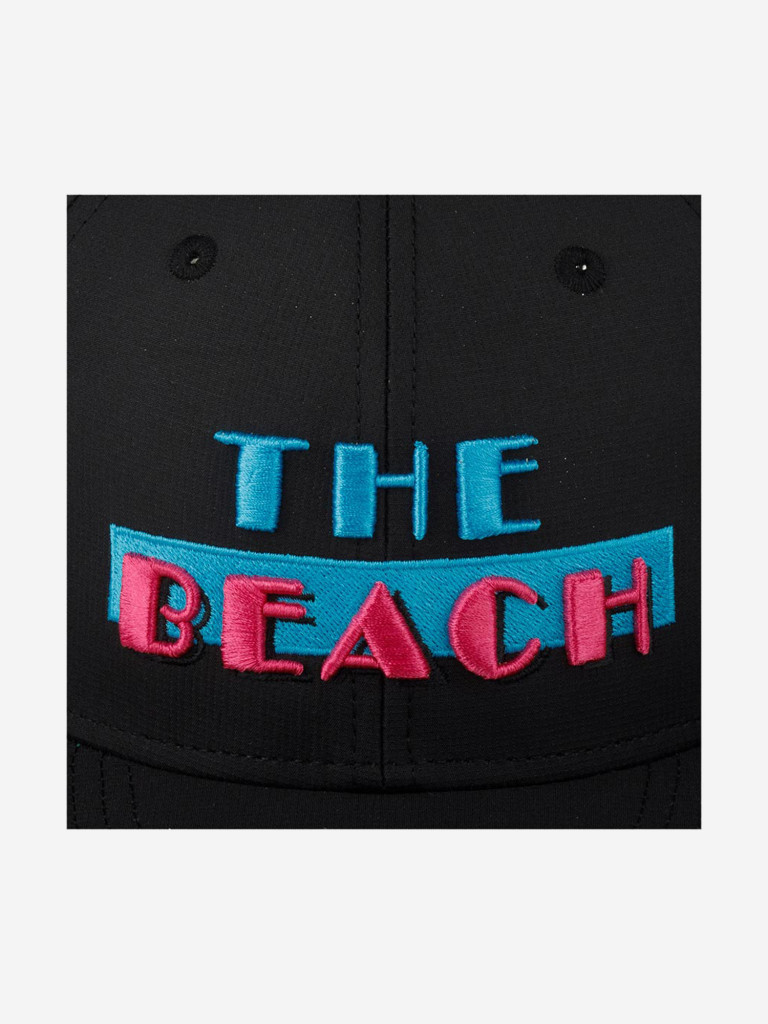 Бейсболка с прямым козырьком AMERICAN NEEDLE 19H004A-THEBE The Beach Covert (черный)
