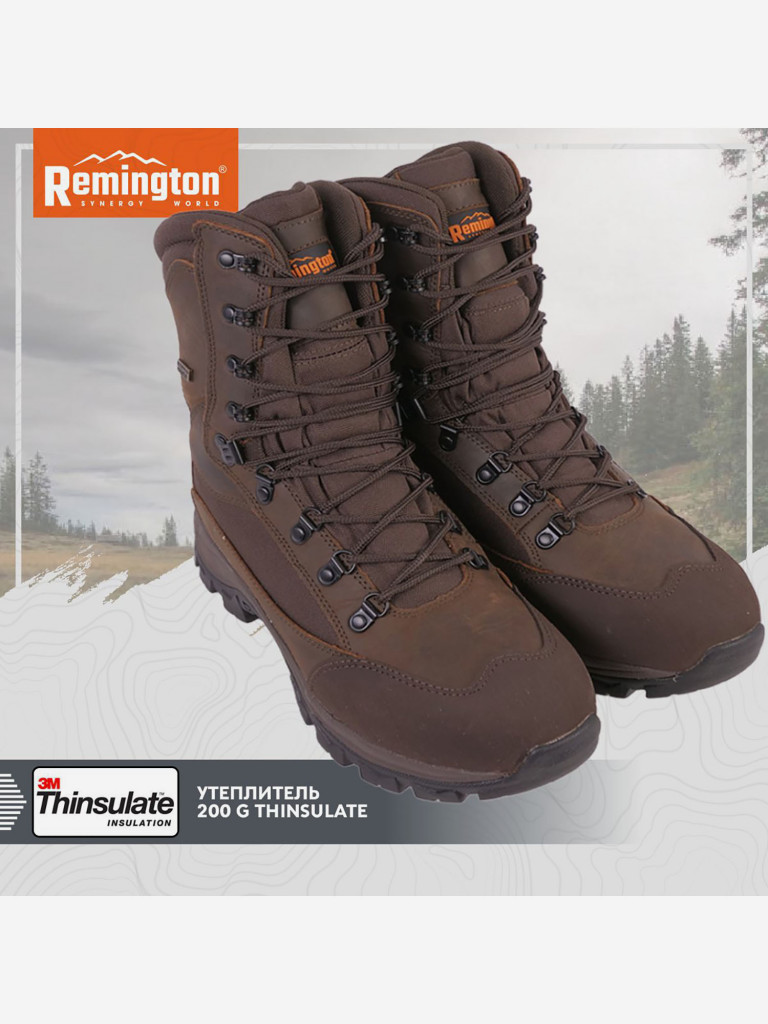Ботинки Remington Polarzone boots 200g Thinsulate Brown Waterfowl