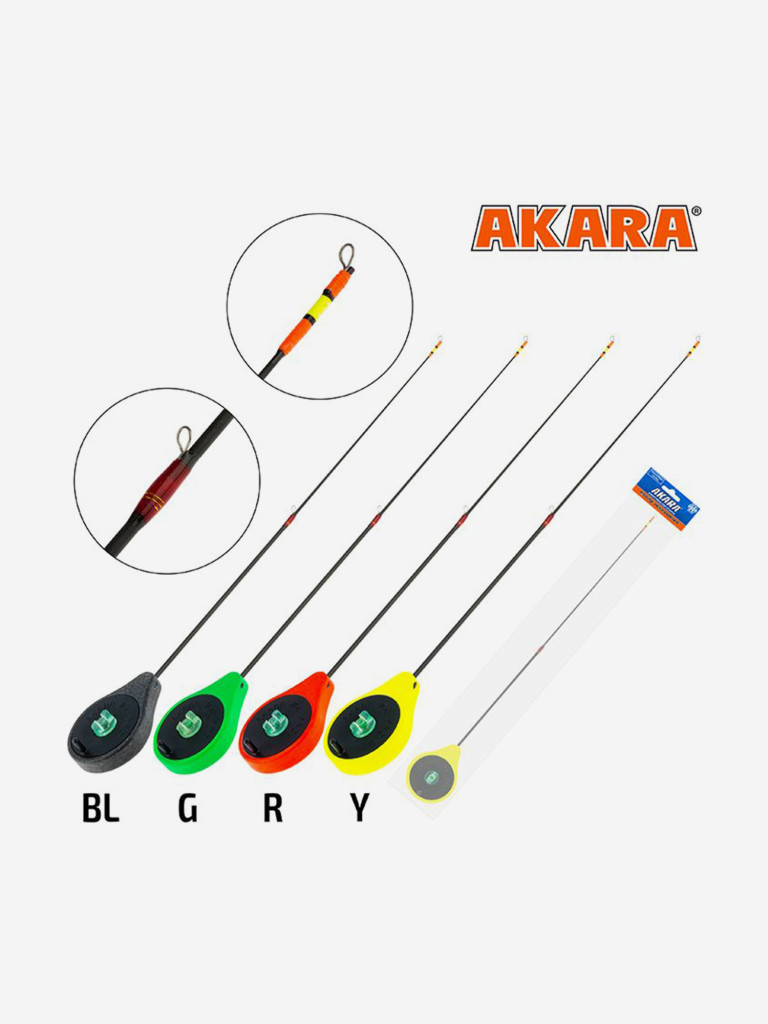 Удочка зимняя Akara Ice Pro 355 (1,0-8,0г) Yellow