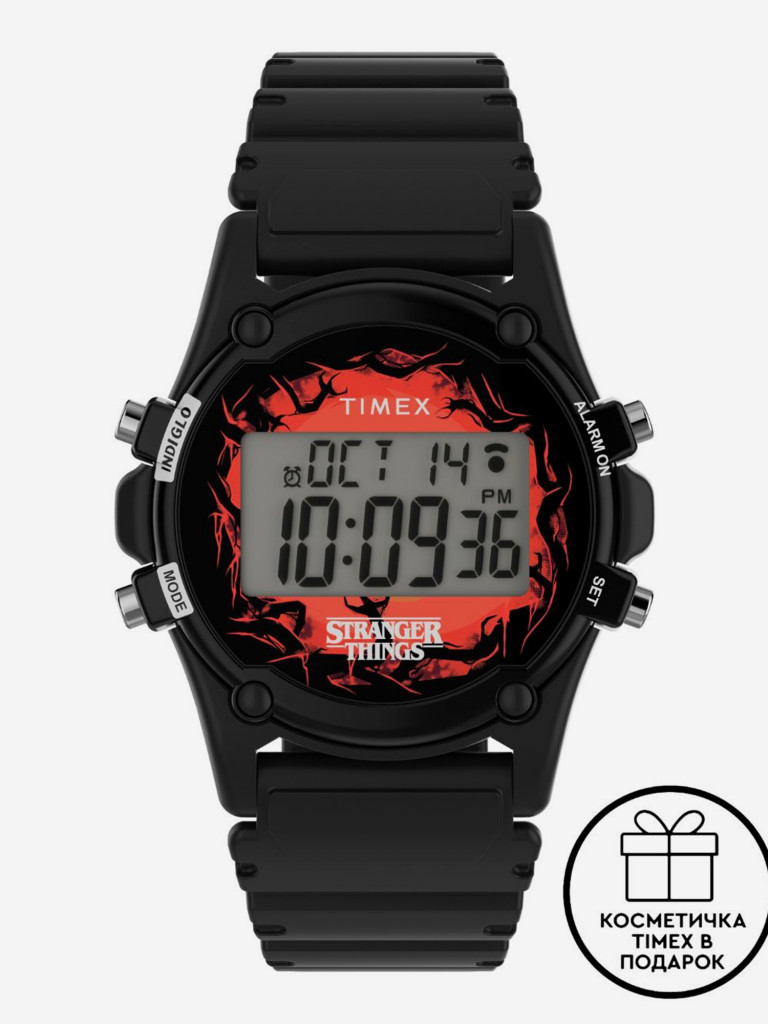 Спортивные часы TIMEX TW2V51000, электронные, 40 мм, с подсветкой Indiglo