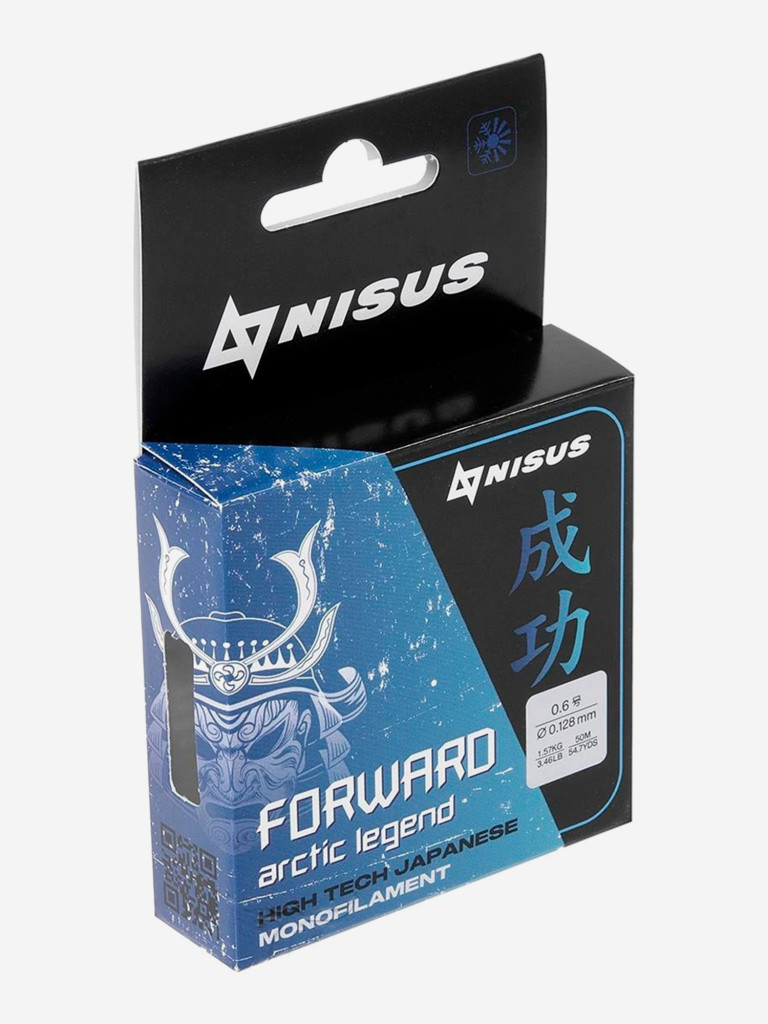 Леска для рыбалки Nisus FORWARD ARCTIC LEGEND Nylon 0,128мм, 50м, 1,57кг, прозрачный