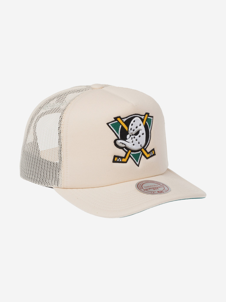 Бейсболка с сеточкой MITCHELL NESS HT8615-ADUOFWH Anaheim Ducks NHL