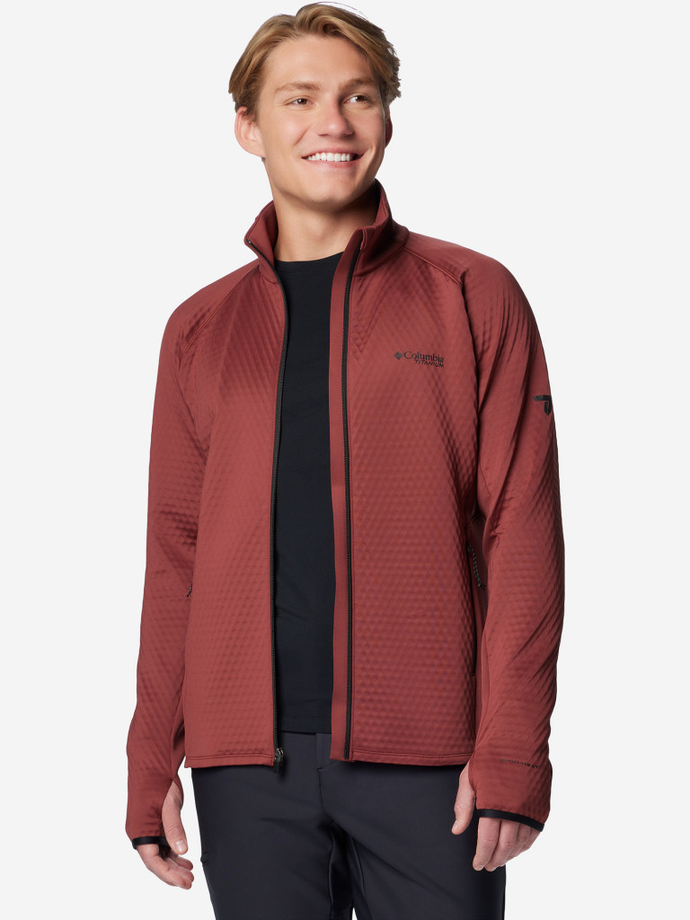 Толстовка мужская Columbia Crystal Leaf Omni-Heat Helix Full Zip