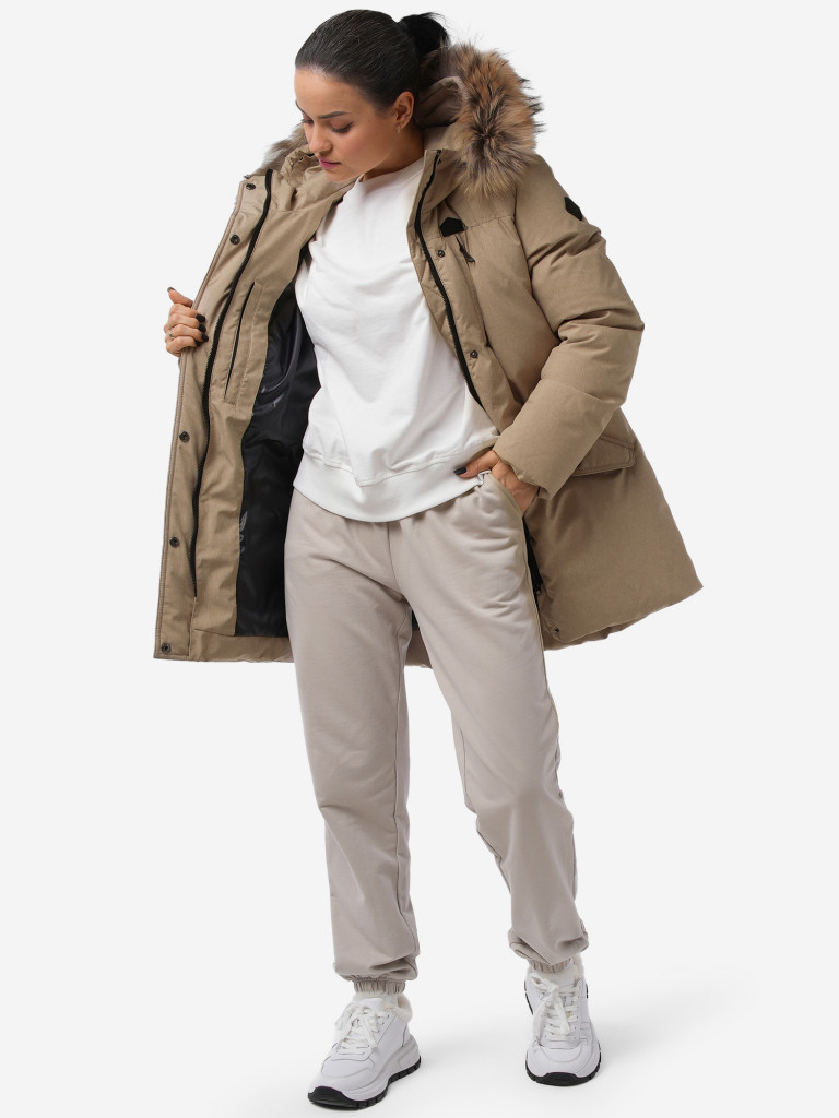 Пуховик женский на натуральном пуху Next Line