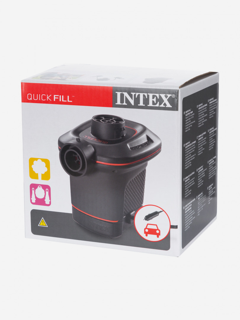 фото Насос электрический intex 12v quick-fill, серый