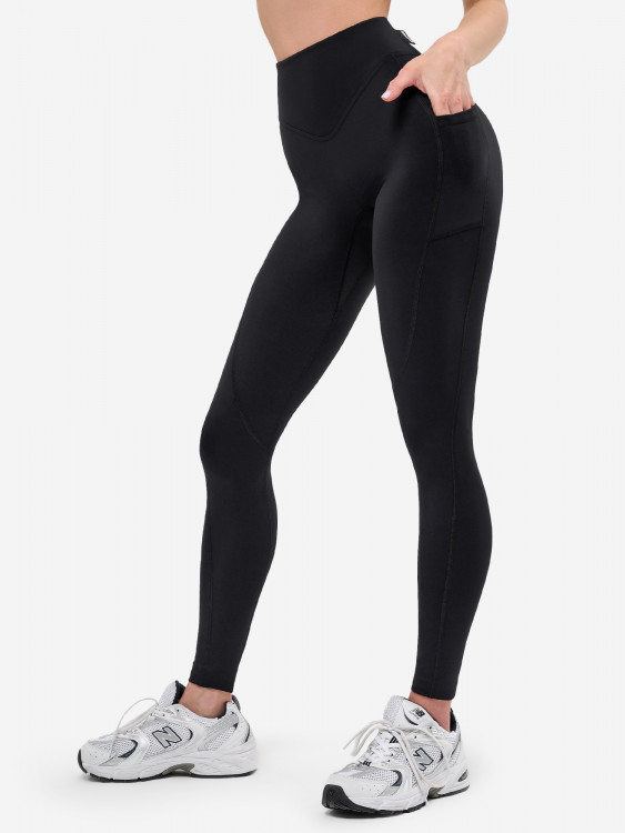 Легинсы женские с карманами Bona Fide: Bona Tights "Black"