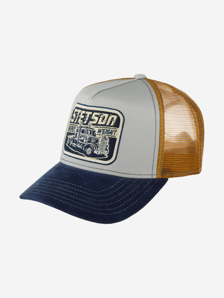 Бейсболка с сеточкой STETSON 7761174 TRUCKER CAP HEAVY DUTY (синий)