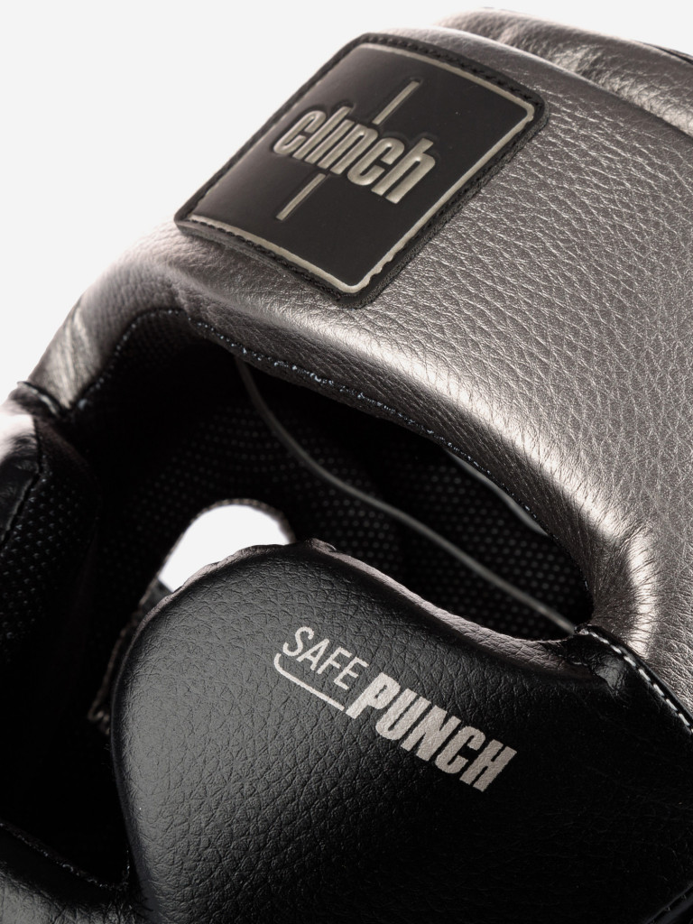 Шлем боксерский Clinch Punch 2.0 Full Face черно-бронзовый