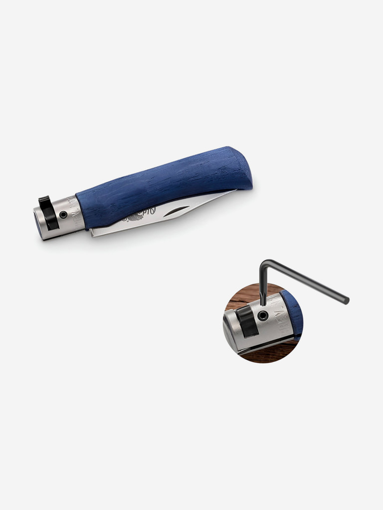 Нож складной Old Bear Oby с закргуленным лезвием, детский, клинок 70 мм, сталь, дерево