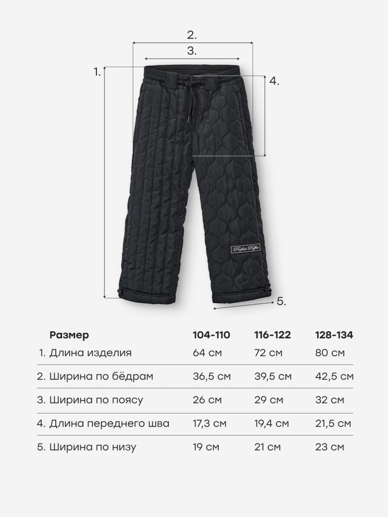 Брюки утепленные Happy Baby