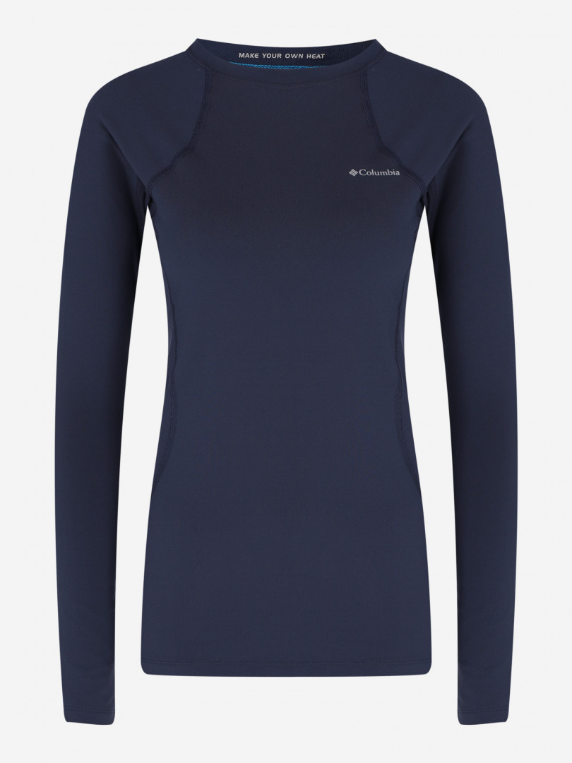 фото Термобелье верх женское columbia midweight stretch long sleeve top, синий