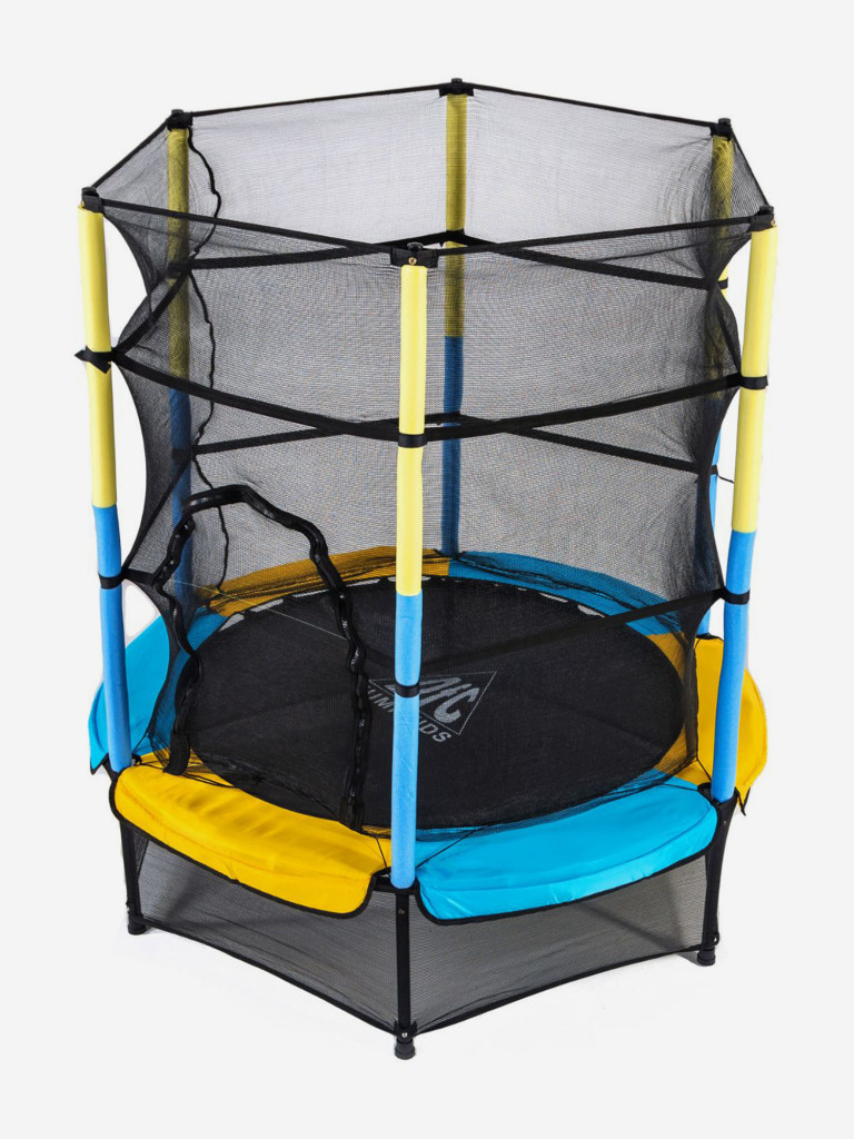 Батут DFC JUMP KIDS 55" желто-синий