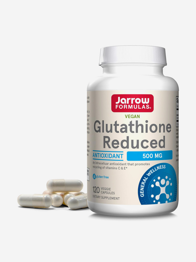 Бад, витамины, антиоксидант, глютатион, Jarrow Formulas Glutathione Reduced 500 mg 120 vcaps