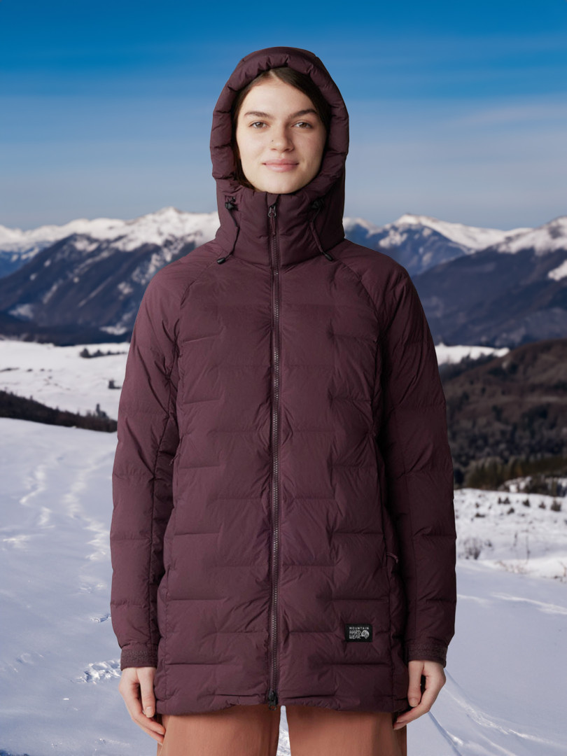 Пуховик женский Mountain Hardwear Stretchdown 30690320299 Фиолетовый, размер 44,46,48,50, фото 1