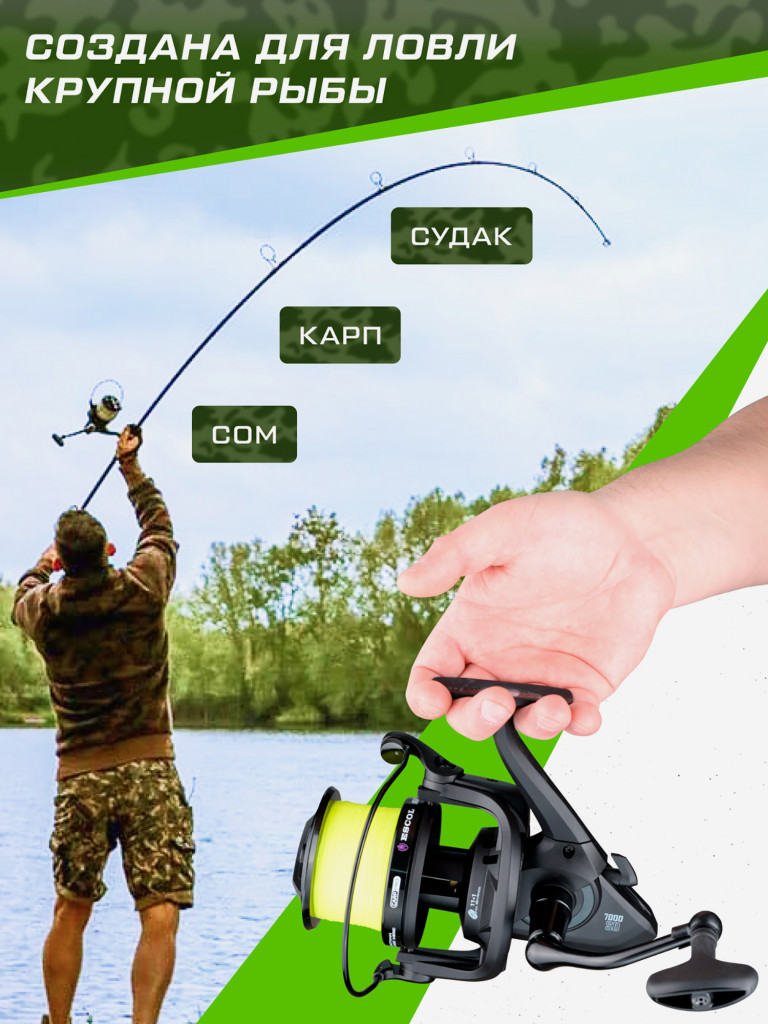 Катушкa CARP PRO Escol 7000 SD