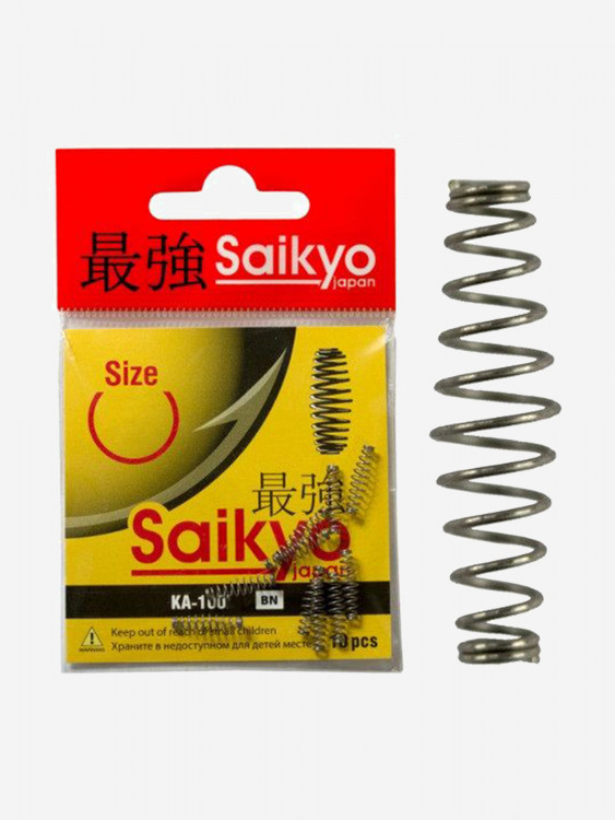 Пружины фидерные для рыбалки Saikyo KA-100 BN №S (10 шт.)