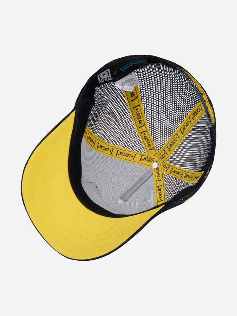 Бейсболка с сеточкой CAPSLAB CL/PKM2/3/PIK5 Junior Pokemon Pikachu (белый)