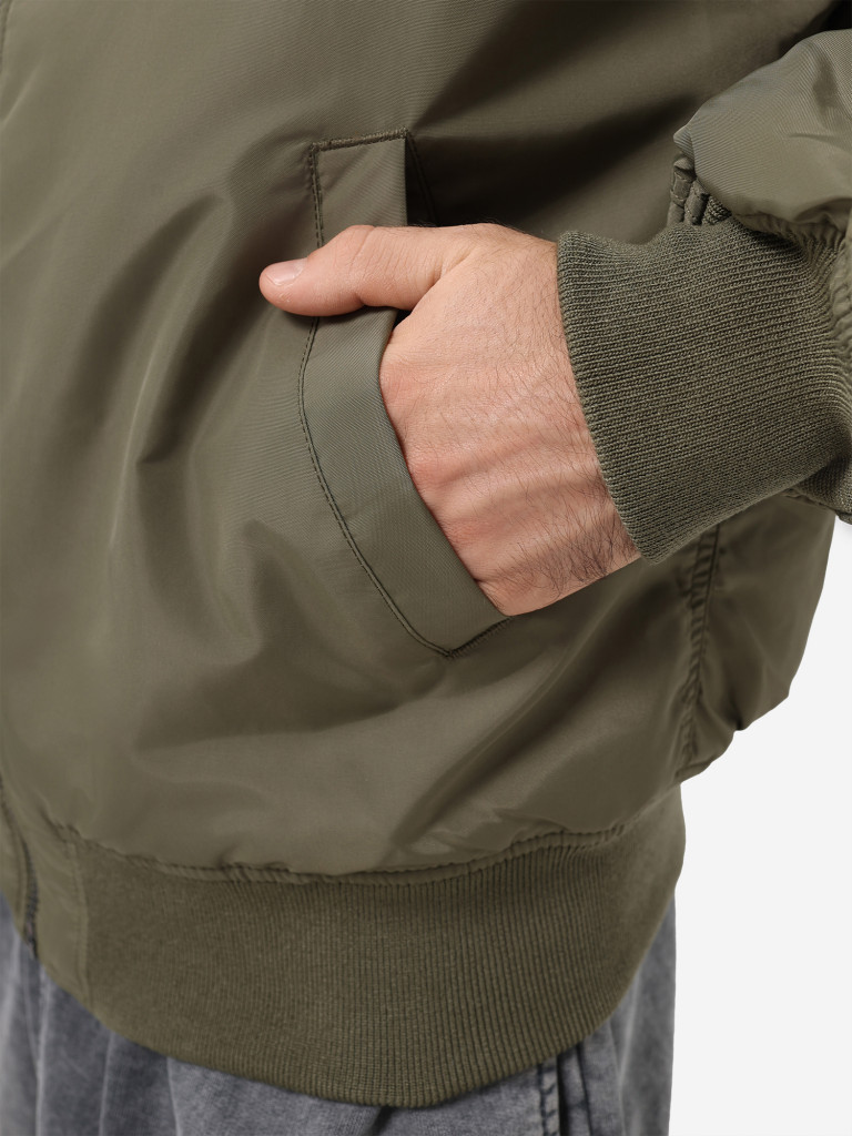 Бомбер утепленный мужской MA-1 Hooded Logo Oxford Alpha Industries