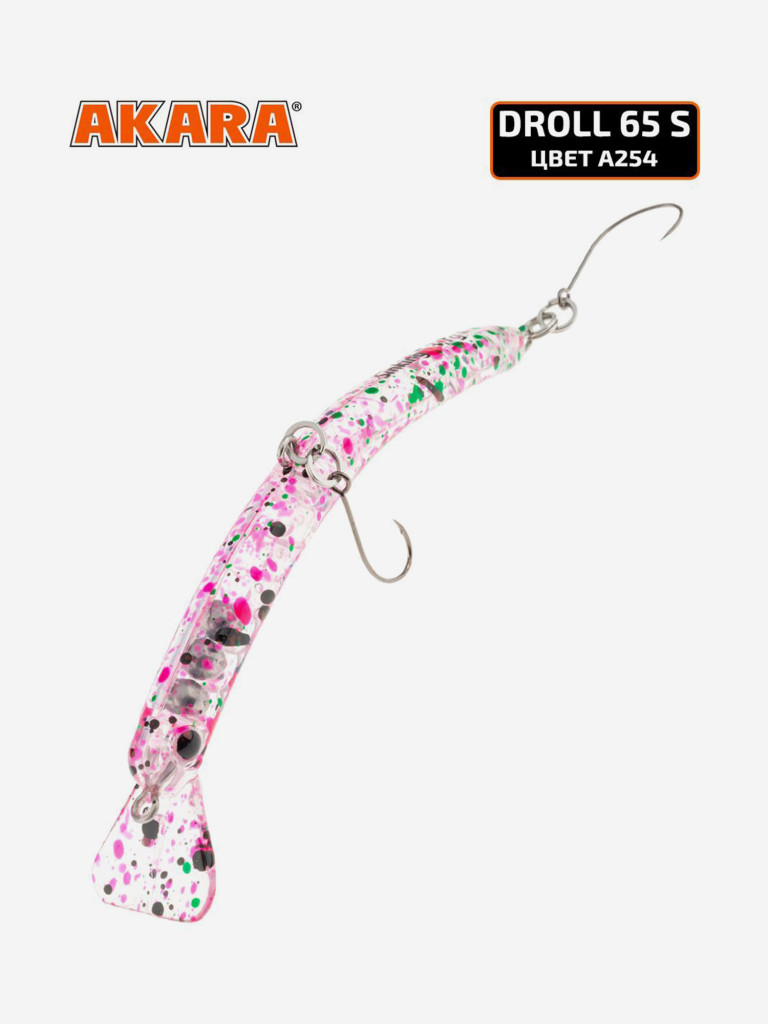 Воблер Akara Droll 65S минноу тонущий на форель 3,7гр A254