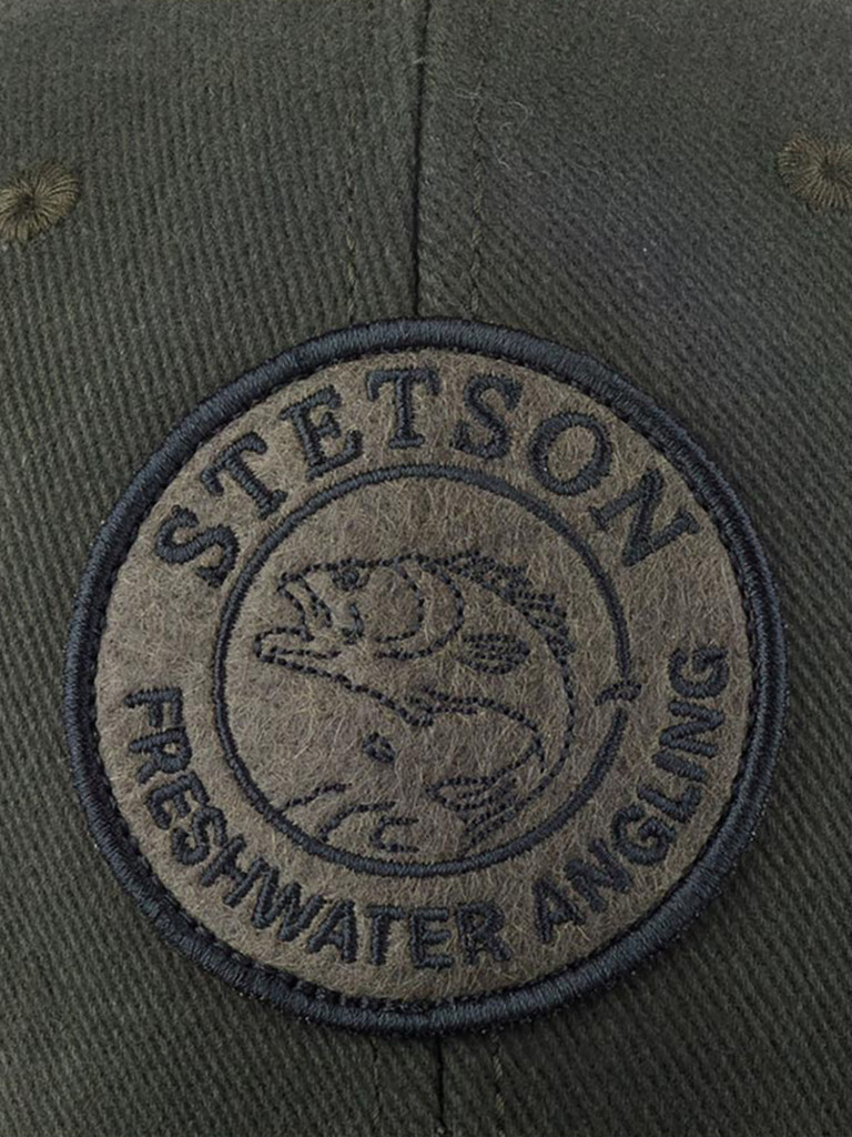 Бейсболка STETSON 7721123 BASEBALL CAP FRESHWATER ANGLING (зеленый)