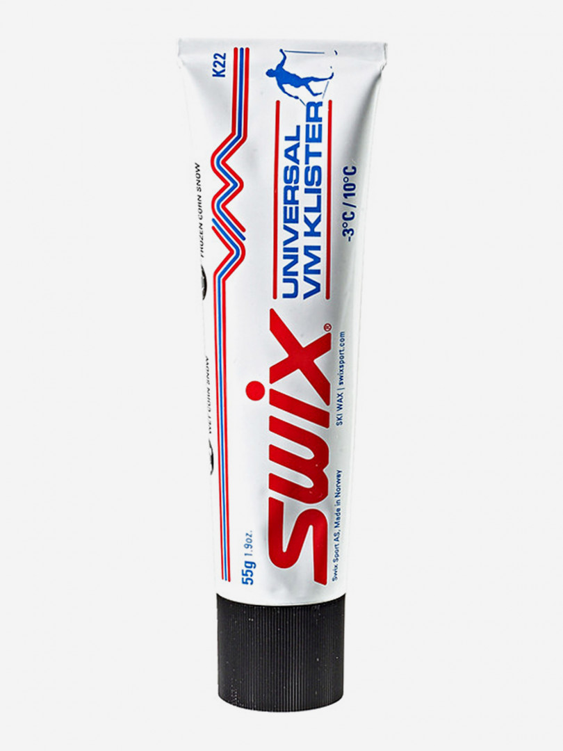 фото Клистер со скребком swix k22 vm, -3/+10 °c, белый