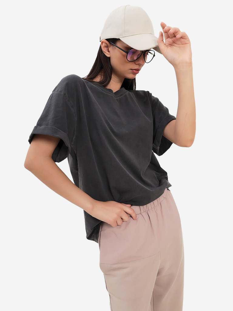 Футболка женская ASHE Garment Dyed new