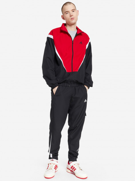 Костюм мужской adidas арт. IJ6073 черный/красный цвет — купить за 6999 ...
