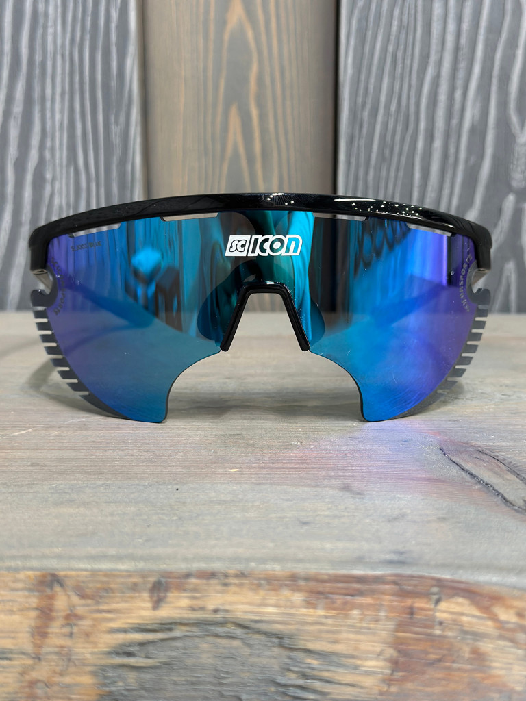 Очки спортивные Scicon AeroWing Lamon оправа Black Gloss линза SCNPP Multimirror Blue