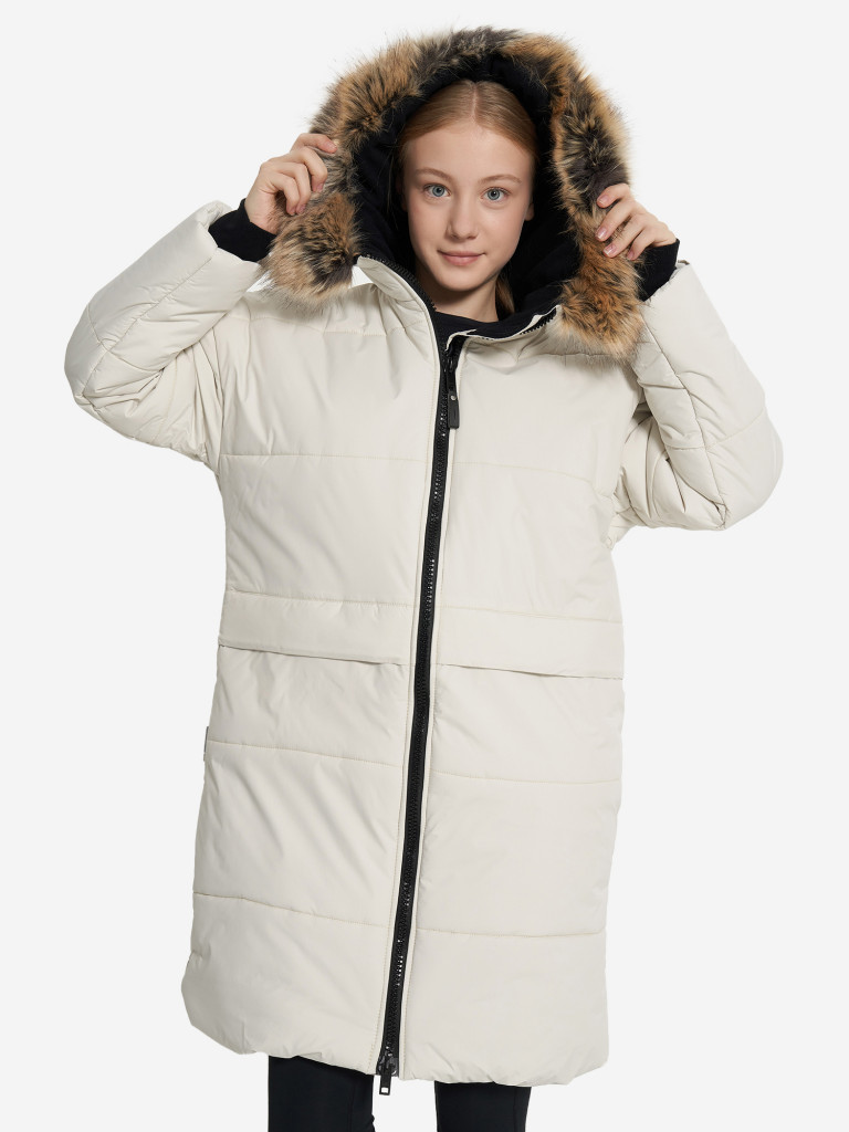 Пальто утепленное для девочек оверсайз Kerry Lola