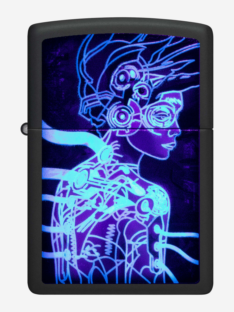 Зажигалка бензиновая ZIPPO 48517 Cyber Woman