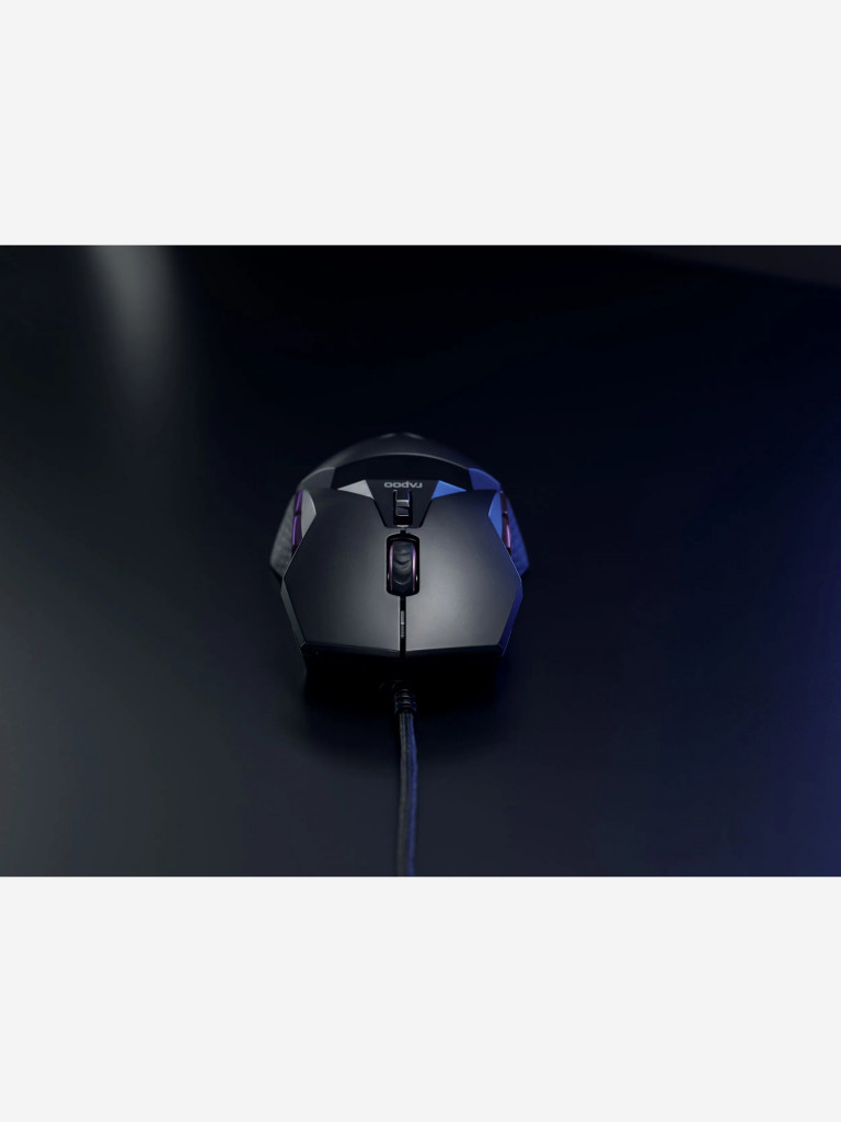RAPOO Игровая мышь проводная/беспроводная VT950PRO-BLK, цвет - черный (12126)