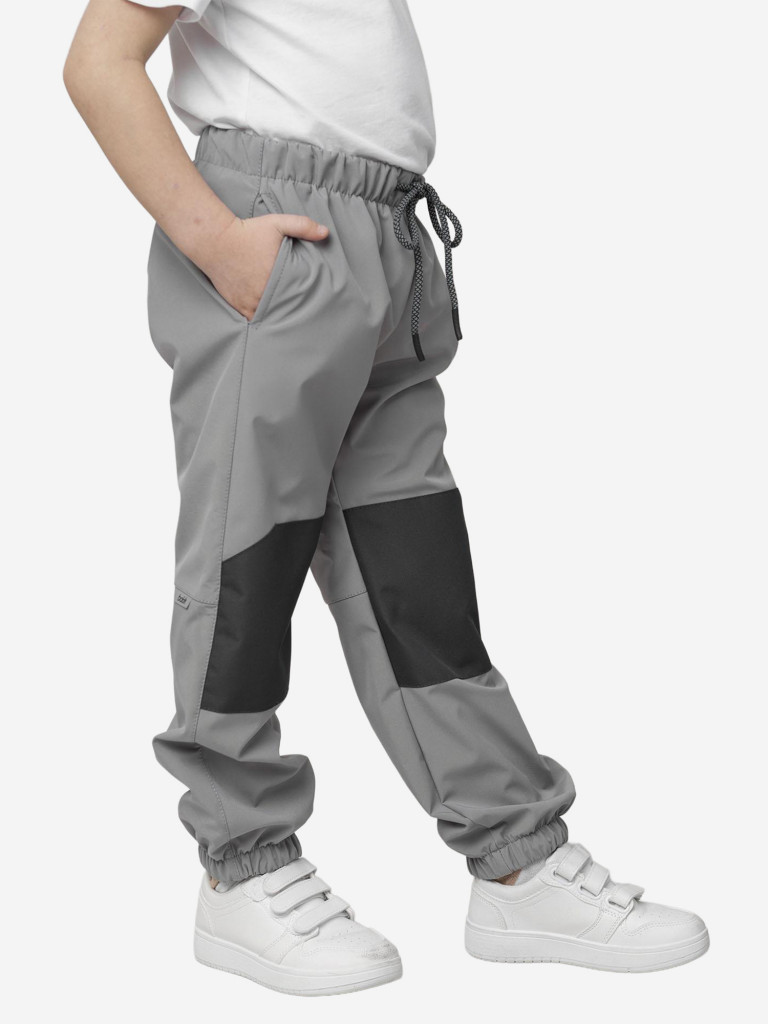 Брюки софтшелл для девочки batik серый