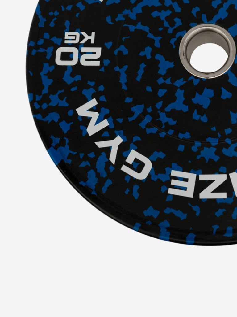 Диск для штанги бамперный BRONZE GYM камуфляж 20 кг