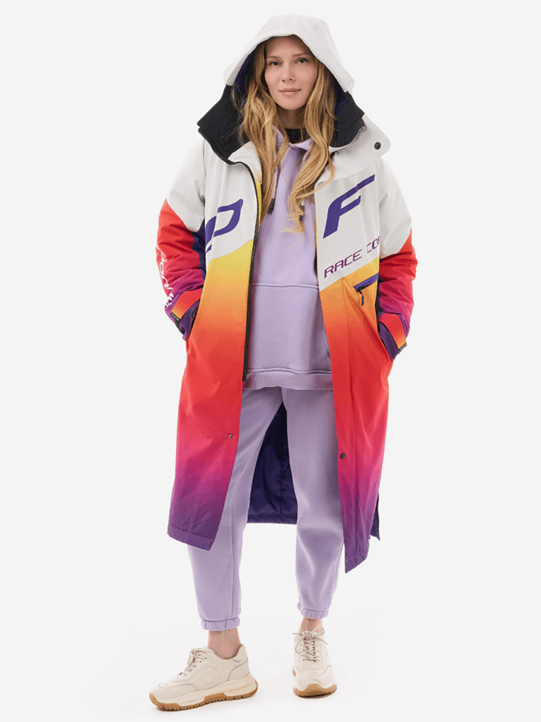 Плащ зимний женский снегоходный Dragonfly RACE COAT WINTER SUNSET 2025