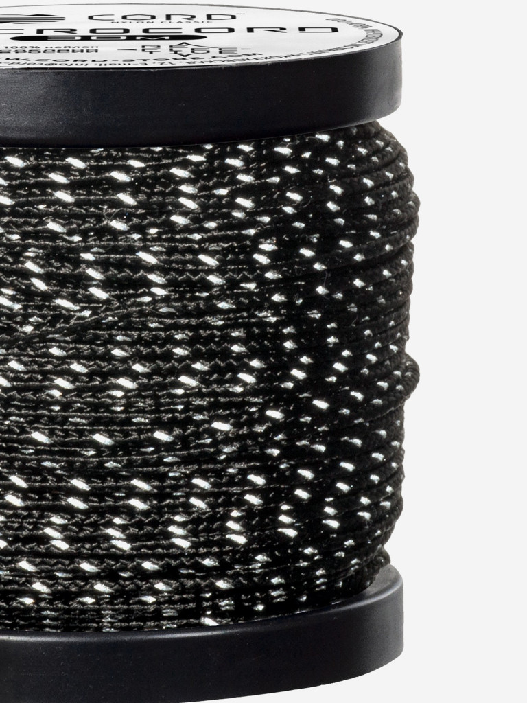 Микрокорд CORD катушка 30м светоотражающий (black)