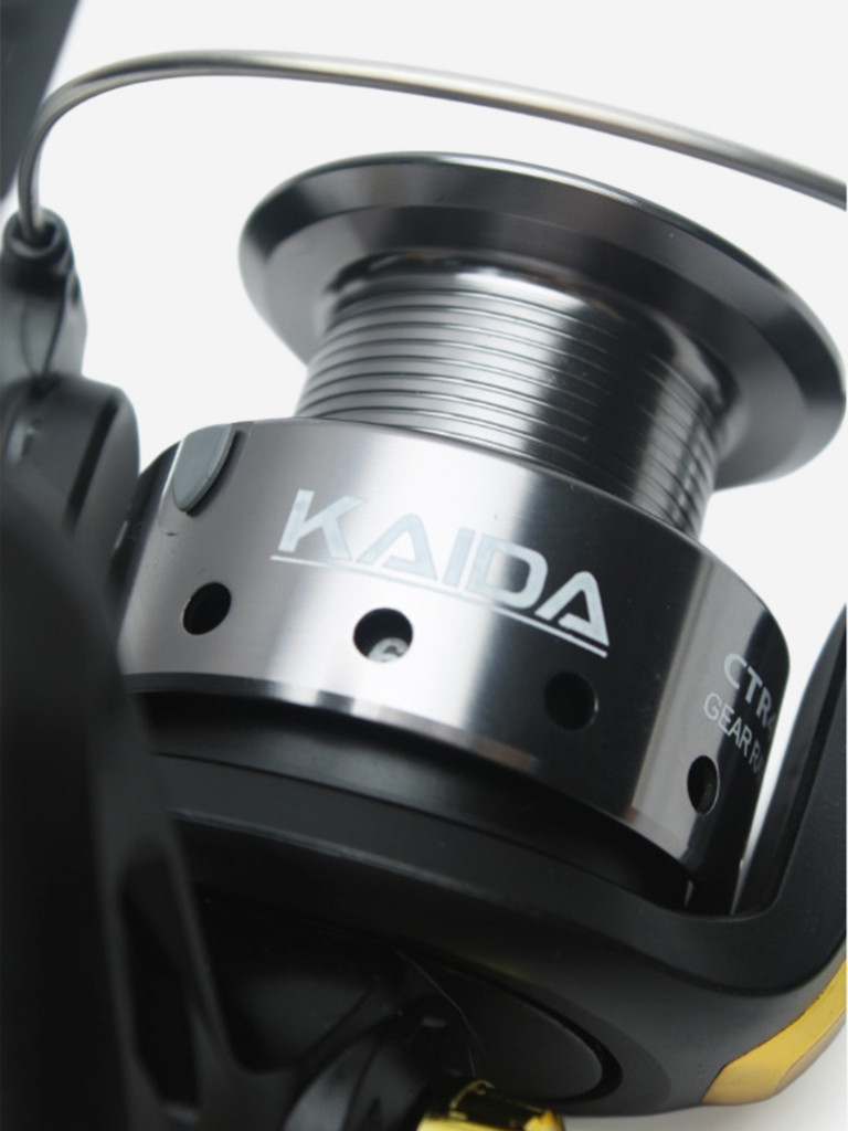 Катушка для спиннинга безынерционная Kaida катушка рыболовная CTR-406A-6BB с металлической шпулей (6) подшипник