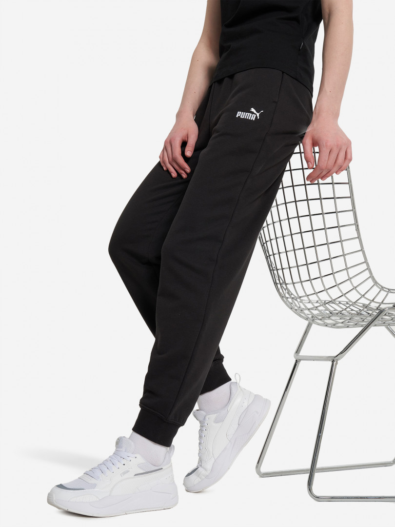 фото Брюки женские puma ess small no. 1 logo, черный