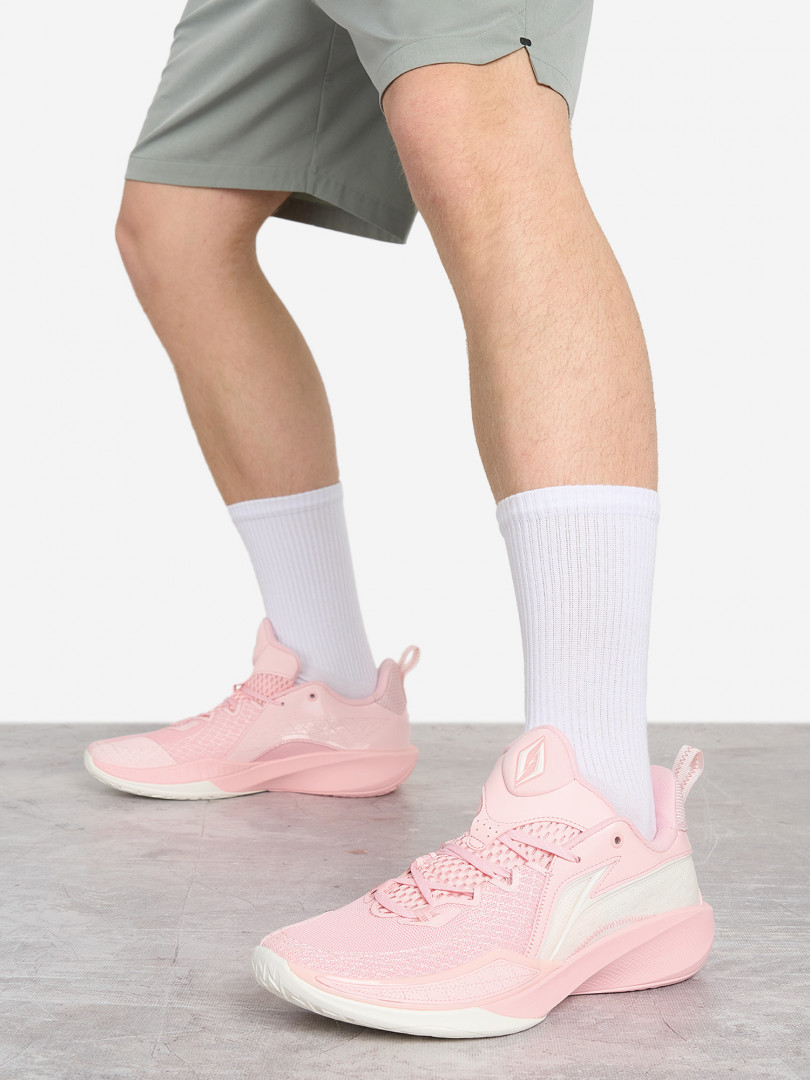 фото Кроссовки мужские li-ning shining, розовый