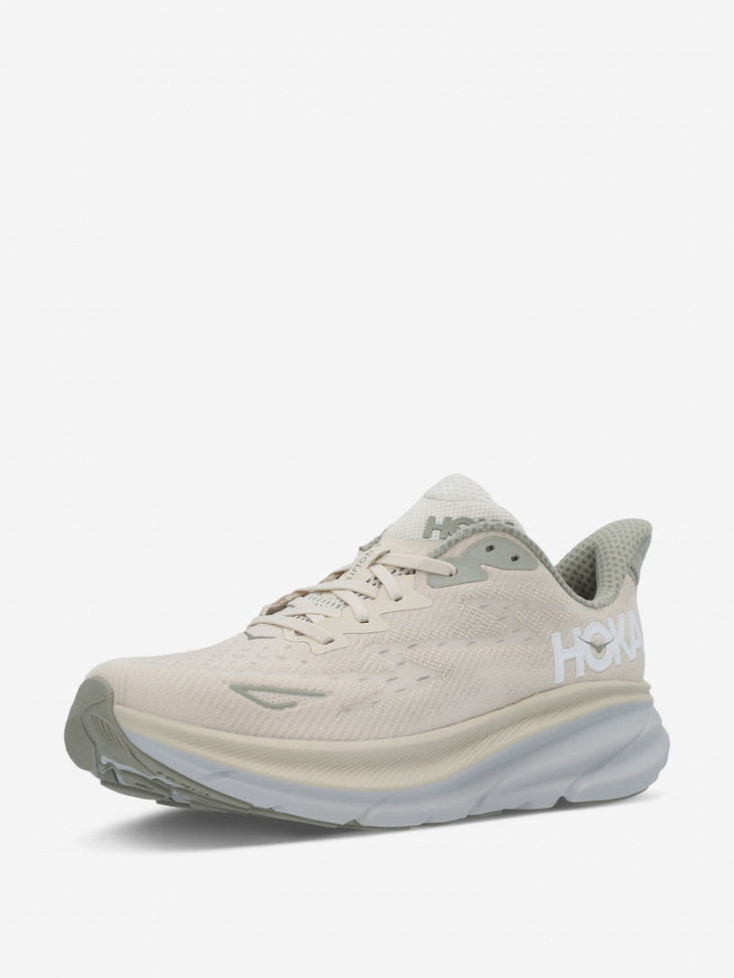 фото Кроссовки мужские hoka one one clifton 9, бежевый