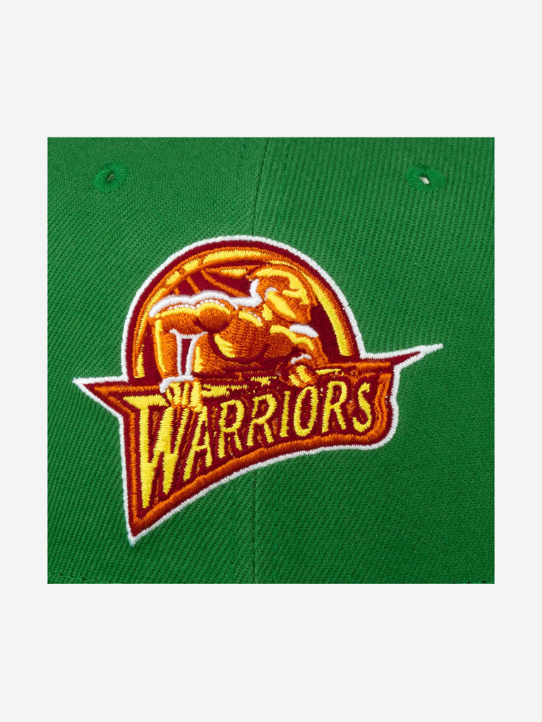 Бейсболка с прямым козырьком MITCHELL NESS 6HSSSH21296-GSWGREN Golden State Warriors NBA (зеленый)